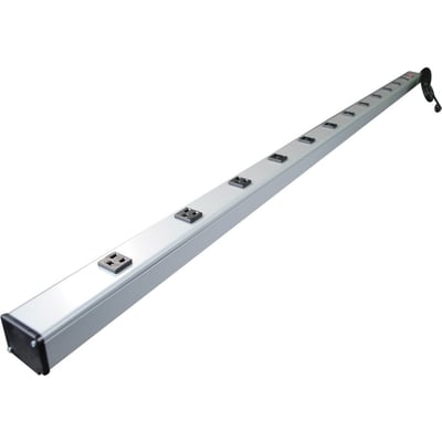Wiremold Plug-In Outlet Center 12-Outlet Power Strip