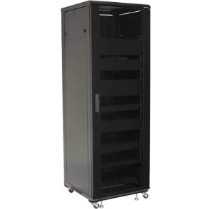 Sanus Component Series 36RU AV Rack - Audio Rack for Home Theater - Black