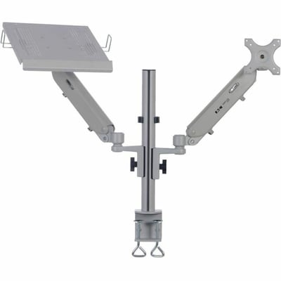 Tripp Lite by Eaton Full-Motion Desktop Clamp for Laptop and 17" to 32" Monitor, Aluminum, TAA