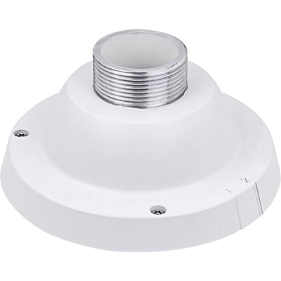 Vivotek AM-52A Mounting Adapter for Network Camera, Mounting Bracket, Pendant Pipe - White - TAA Compliant