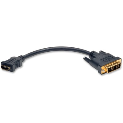 Eaton Tripp Lite Series HDMI to DVI-D Adapter Cable (F/M), 8 in. (20.3 cm)