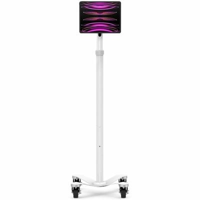 UNIVERSAL INVISIBLE MOUNT MEDICAL ROLLING CART WHITE