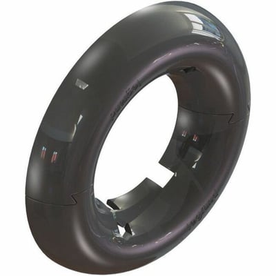 Ortronics Mighty Mo 20 Hexguard, 12 Halves - Black
