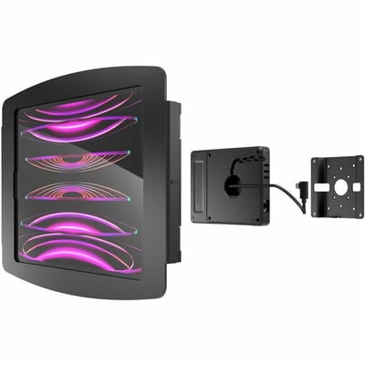 IPAD PRO 12.9IN (3-6TH GEN) SPACE ENCLOSURE WALL MOUNT PLUS HUB BLACK