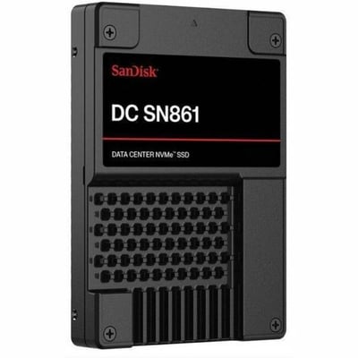 SanDisk Ultrastar DC SN861 WUS6CA232PSP9X1 3.20 TB Solid State Drive - 2.5" Internal - U.2 (PCI Express NVMe 5.0 x4) - Mixed Workload