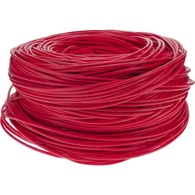 AddOn 1000ft Non-Terminated Red CAT 6 Shielded PVC Bulk Cable