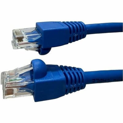 4XEM 6FT Cat6A Snagless RJ45 Ethernet Patch Cable (Blue, 10Gbps, Pure Copper, UTP)