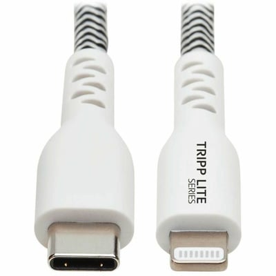 Eaton Tripp Lite Series Heavy-Duty USB-C to Lightning Sync/Charge Cable, MFi Certified - M/M, USB 2.0, 3 ft. (0.91 m)