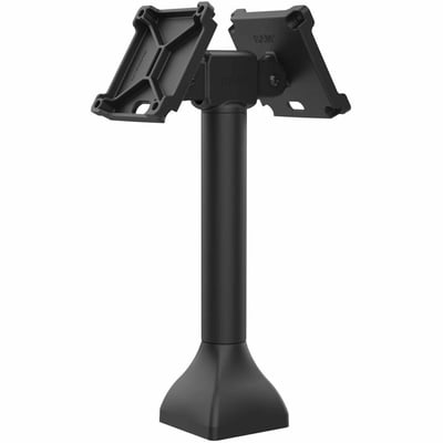 RAM PEDESTAL MOUNT WITH DUAL HEAD 100 X 100 VESA 14IN POLE WITH