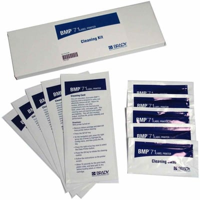 CLEANING KIT 5-PACK FOR M7 PRINTERS - INCLUDES PRINTER CLEANING CARDS AND SWABS