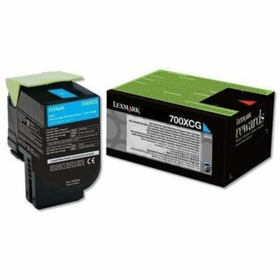 Lexmark Original Extra High Yield Laser Toner Cartridge - Cyan - 1 Pack
