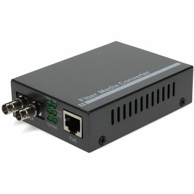 AddOn 10/100Base-TX(RJ-45) to 100Base-LX(ST) SMF 1310nm 20km Media Converter