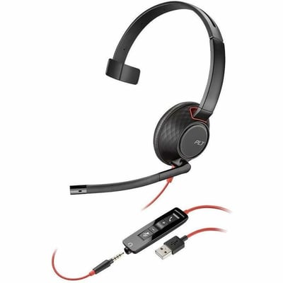 HP POLY BLACKWIRE 5210 USB HEADSET
