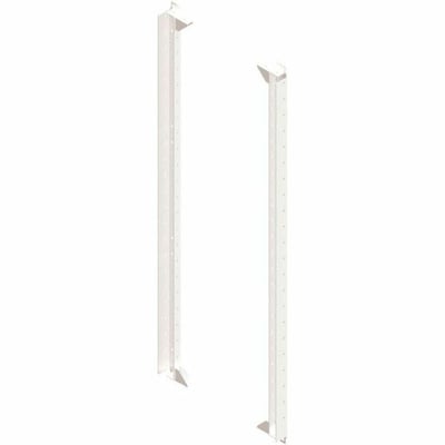 Ortronics MM20 4 Post Adj Rack Rail Kit 7ft 12-24 Tapped Black Set of 2