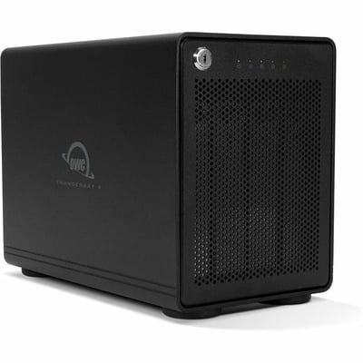 OWC THUNDERBAY 4 0TB THUNDERBOLT 40GB/S FOUR-BAY STORAGE ENCLOSURE - ADD UP TO F