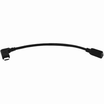USB ADAPTER CABLE 90 DEG MINI-B F TO TYPE-C M 5 LONG