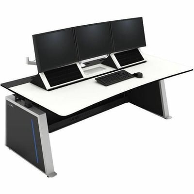 Lund Halsey x-Type Broadcast Air Console - 63in Width - TAA Compliant