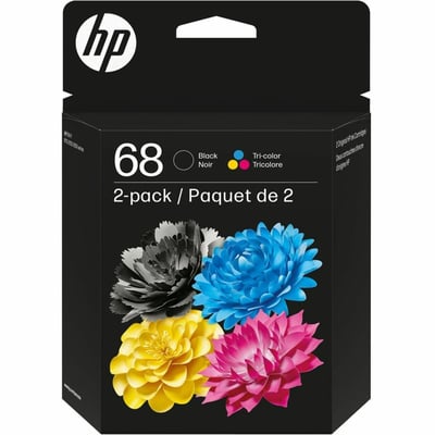 HP 68 2-PACK BLACK/TRI-COLOR ORIGINAL INK CARTRIDGE COMBO