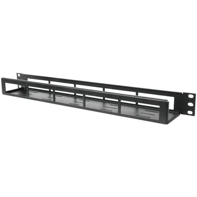 1U HORIZONTAL CABLE MANAGEMENT TRAY (3IN DEEP)