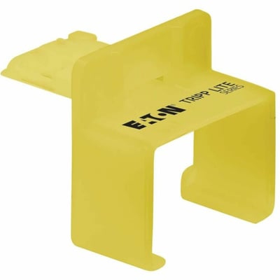Tripp Lite by Eaton Universal RJ45 Plug Locks Patch Panel Wall Plate Yellow 10 Pack