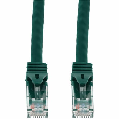 AddOn 75ft Green CAT 6A PVC Ethernet Cable Snagless Easy Boot RJ-45 M/M