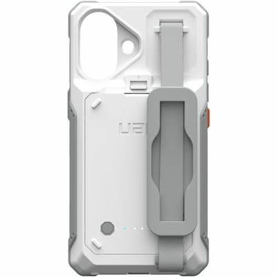 UAG BATTERY CASE FOR APPLE IPHONE 16 W/HANDSTRAP- HEALTHCARE - WHITE