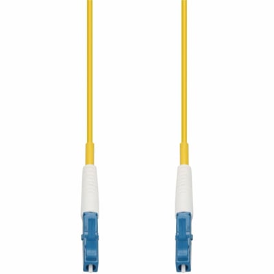 AddOn 30m LC to LC Yellow OS2 Simplex OFNR (Riser-Rated) SMF Fiber Patch Cable