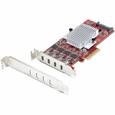 4-PORT USB TYPE-C PCIE CARD USB-C 3.2 10GBPS PCI EXPRESS TAA