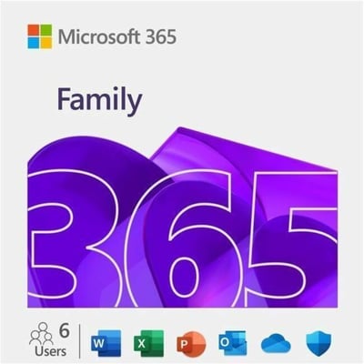 Microsoft 365 Family - Subscription License - 1 Year