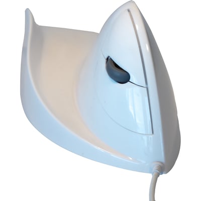 AIRO2BIC MOUSE WHITE ERGONOMIC PC MAC RIGHT HAND