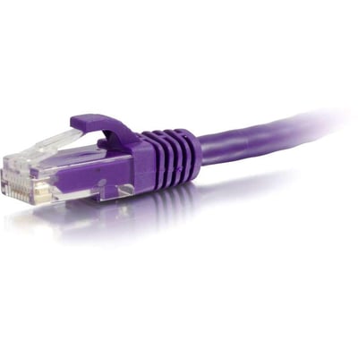 15FT CAT6 PURPLE SNAGLESS PATCH CABLE