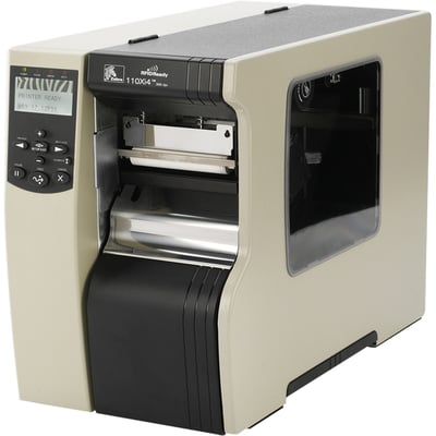 Zebra 110Xi4 Industrial Direct Thermal/Thermal Transfer Printer - Monochrome - Label Print - Fast Ethernet - USB - Serial - Parallel - Wireless LAN