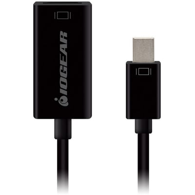 IOGEAR Active Mini DisplayPort to HDMI Adapter with 4K Support - HDMI/Mini DisplayPort for Audio/Video Device, Tablet, MacBook Air, MacBook Pro, Mac Pro, iMac, Projector, HDTV, Monitor, TV, Graphics Card - 3.5" - 1 Pack - 1 x