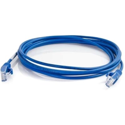 VS 7FT BLU BOOTED C6 28AWG CM