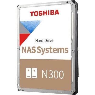 TOSHIBA N300 10TB NAS 3.5-INCH INTERNAL HDD CMR SATA 6 GBS 7200