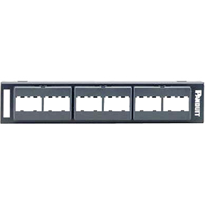 Panduit Mini-Com CPP12WBL 12-Port Modular Patch Panel