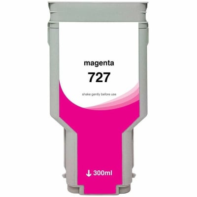 WF Non-OEM New High Yield Magenta Wide Format Ink Cartridge for HP 727 (F9J77A)