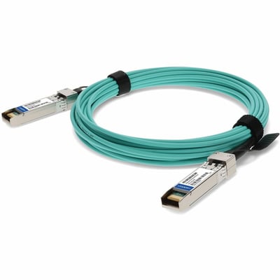 AddOn Cisco SFP-25G-AOC10M to Dell AOC-SFP-25G-10M Compatible TAA Compliant 25GBase-AOC SFP+ to SFP+ Direct Attach Cable (850nm, MMF, 10m)