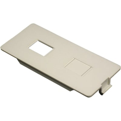 Wiremold 5500 Dual RJ11/RJ45 Connector Faceplate Fitting