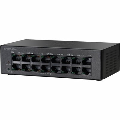 SF110D-16HP 16-PORT 10/100 POE DESKTOP SWITCH REMANUFACTURED