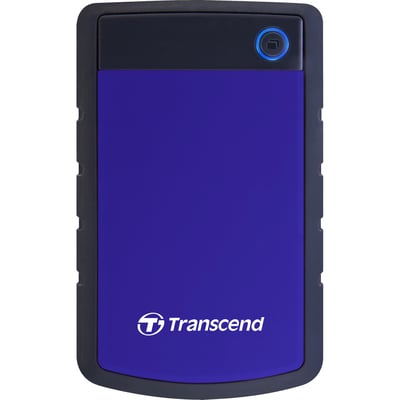 Transcend StoreJet TS2TSJ25H3B 2 TB Portable Rugged Hard Drive - 2.5" External - SATA - Blue