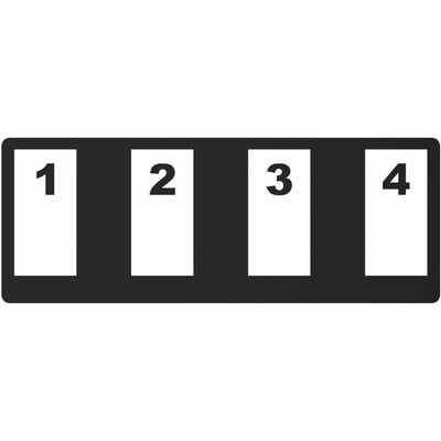 HD FLEX TRAY 4 PORT CASSETTE