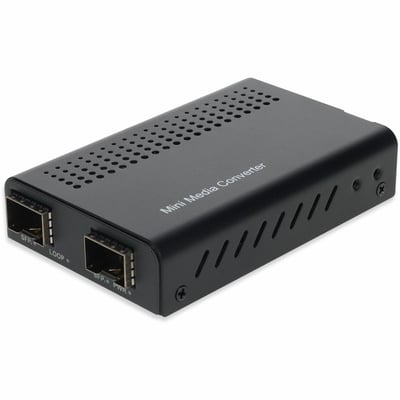 10GBS 1SFP+ TO 1 SFP+ PORT MINI MEDIA CONVERTER