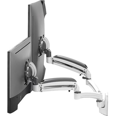 Chief Kontour K1W220WXRH Wall Mount for Monitor, All-in-One Computer - White - TAA Compliant