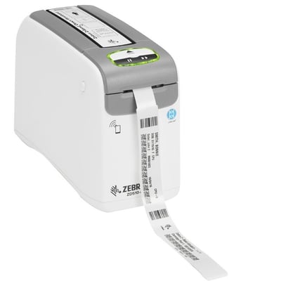 ZEBRA ZD510-HC, DIRECT THERMAL WRISTBAND, ZPL II, XML, 300 DPI, US CORD, USB, US
