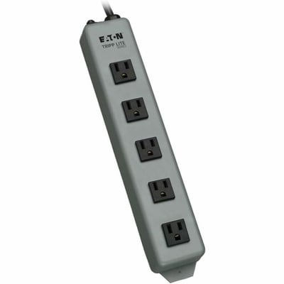 Tripp Lite by Eaton Industrial Power Strip 5-Outlet 6 ft. (1.8 m) Cord Switchless
