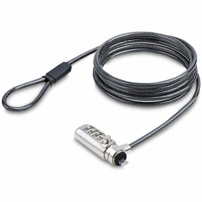 SLIM LAPTOP CABLE LOCK 6.6FT NOBLE WEDGE SLOT COMPATIBLE