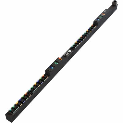 Vertiv PowerIT VP7U60A3 Switched Outlet Level Monitoring HD rPDU, Vertical, Three Phase, 24 Combination C13/C19 Outlets, 60/63A, 240/415V WYE, 0U