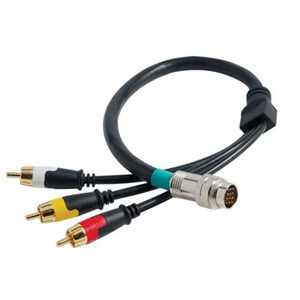HEAVY DUTY POWER CORD - NEMA 5-15P TO IEC 60320 C15_ 14AWG_ 15A/1875W_ SJT_ 125V