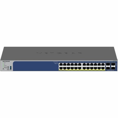 24P GE POE+ SMART SWTH W/10G SFP+